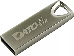 Флешка Dato DS7016 64 GB USB 2.0 (DS7016S-64G) Silver - фото Флешка Dato DS7016 64 GB USB 2.0 (DS7016S-64G) Silver