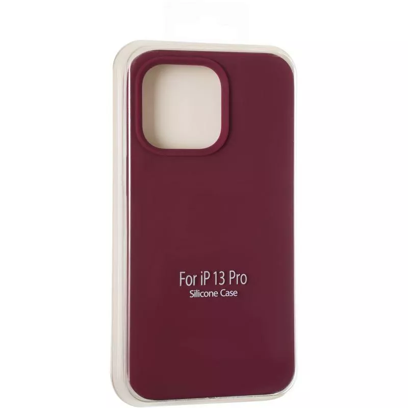 Чехол 1TOUCH Original Full Soft Case for iPhone 13 Pro Marsala (Without logo) - фото 4