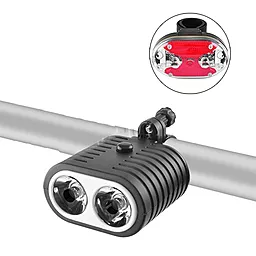 Фонарь велосипедный Luxury DMFL-08-8-2LED STOP-5LED - фото Фонарь велосипедный Luxury DMFL-08-8-2LED STOP-5LED