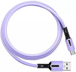 Кабель Usams U51 Silicone USB-A - micro USB 10w 1м cable Purple (US-SJ432) - миниатюра 2 Кабель Usams U51 Silicone USB-A - micro USB 10w 1м cable Purple (US-SJ432) - миниатюра 2