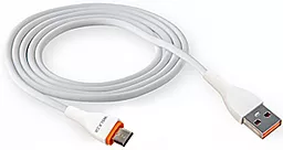 Кабель Walker C565 USB-A - micro USB 12w 2.4a 1м cable White - фото Кабель Walker C565 USB-A - micro USB 12w 2.4a 1м cable White
