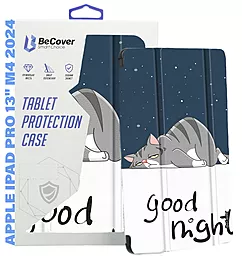 Чехол для планшета BeCover Smart Case для Apple iPad Pro 13" M4 2024 Good Night (711651) - фото Чехол для планшета BeCover Smart Case для Apple iPad Pro 13" M4 2024 Good Night (711651)