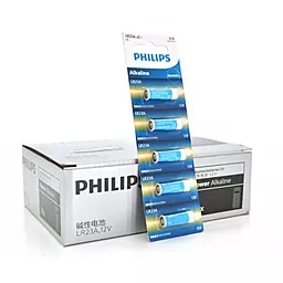 Батарейки Philips A23 / 23A Alkaline 5шт 6.2 V - фото Батарейки Philips A23 / 23A Alkaline 5шт 6.2 V