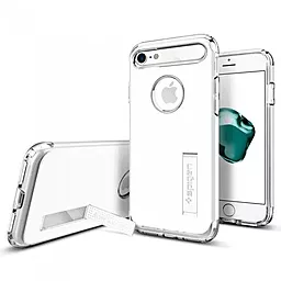 Чохол Spigen Slim Armor для Apple iPhone 7, iPhone 8 Jet White (042CS21048)