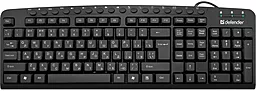 Клавиатура Defender Focus HB-470 RU (45470) Black - фото Клавиатура Defender Focus HB-470 RU (45470) Black