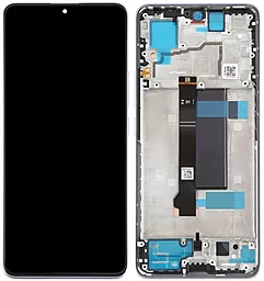 Дисплей Xiaomi Poco X6 с тачскрином и рамкой, оригинал, Aurora Purple