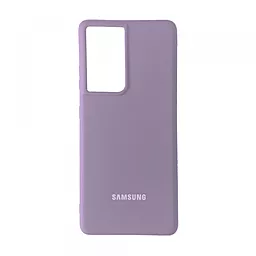 Чехол Epik Silicone Case Full для Samsung Galaxy S21 Ultra Lilac