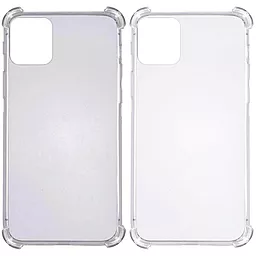 Чехол GETMAN TPU Ease logo усиленные углы для Apple iPhone 13 mini (5.4") Серый (прозрачный)
