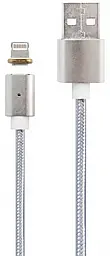 Кабель EasyLife DM-M15 USB-A to Lightning 10w 2a 1.2м cable Silver - фото Кабель EasyLife DM-M15 USB-A to Lightning 10w 2a 1.2м cable Silver