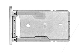 Слот (лоток) SIM-карти Asus ZenFone 3 Deluxe 5.5 (ZS550KL) Silver