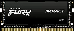 Оперативная память для ноутбука Kingston Fury Impact SoDIMM DDR4 16 GB 2666 MHz (KF426S16IB/16)