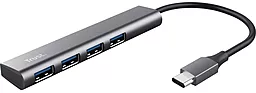 USB хаб Trust 4-in-1 grey (24948)