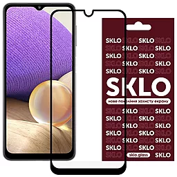 Защитное стекло SKLO 3D (full glue) для Samsung Galaxy M53 5G  Черный