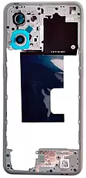 Рамка корпуса Oppo Reno 7 4G со стеклом камеры Cosmic Black - фото Рамка корпуса Oppo Reno 7 4G со стеклом камеры Cosmic Black