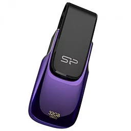 Флешка Silicon Power 32Gb Blaze B31 Purple USB 3.0 (SP032GBUF3B31V1U) - миниатюра 3