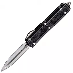 Ніж Microtech Makora Double Edge Stonewash Signature Series Black - фото Ніж Microtech Makora Double Edge Stonewash Signature Series Black