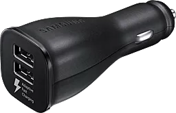 Автомобильное зарядное устройство с быстрой зарядкой Samsung 2XUSB 2A Car Charger Black (EP-LN920BBEGRU) - миниатюра 5