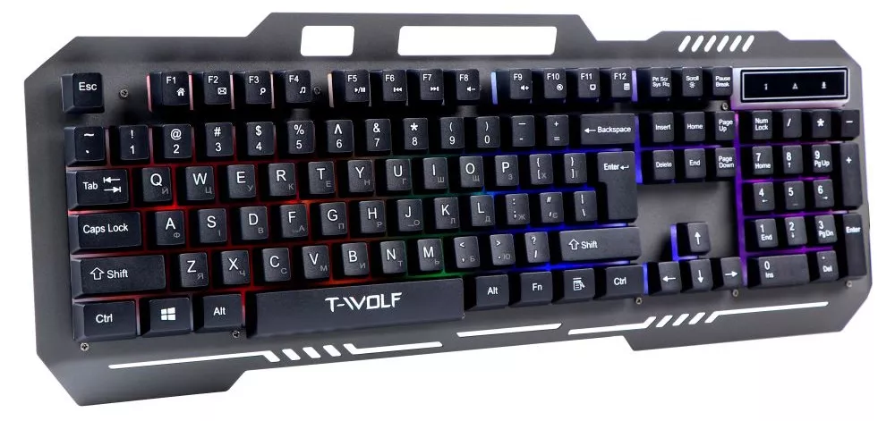 Клавиатура TWolf T16 Black - фото 2