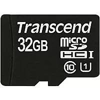 Карта памяти Transcend microSDHC 32GB Premium 400X Class 10 UHS-1 U1 (TS32GUSDCU1)