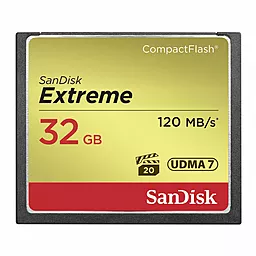 Карта памяти SanDisk Compact Flash 32GB Extreme 800X UDMA 7 (SDCFXSB-032G-G46)