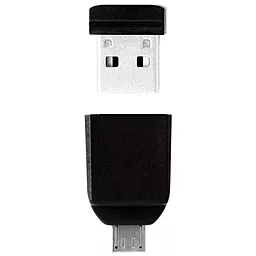Флешка Verbatim 16GB OTG Black USB 2.0 (49821) - миниатюра 2