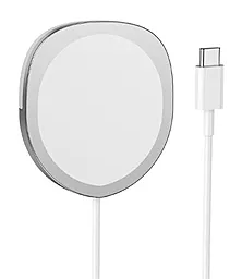 Беспроводное (индукционное) зарядное устройство Borofone BQ12 Core 3-in-1 15w wireless charger silver - фото Беспроводное (индукционное) зарядное устройство Borofone BQ12 Core 3-in-1 15w wireless charger silver