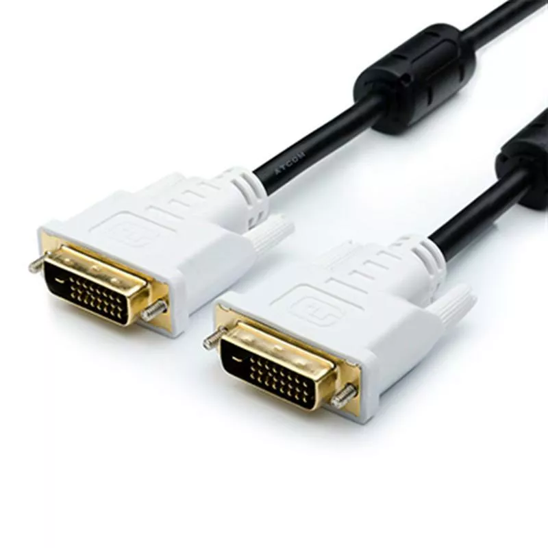 Видеокабель DVI to DVI 24pin, 3.0m (9148) Atcom - фото 1