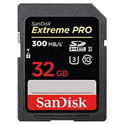 Карта памяти SanDisk SDHC 32GB Extreme Pro Class 10 UHS-II U3 (SDSDXPK-032G-GN4IN)