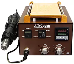 Паяльна станція комбінована термоповітряна, турбінна, з сепаратором Aida 929D (Фен, сепаратор, 700Вт)