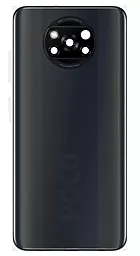 Задняя крышка корпуса Xiaomi Poco X3 со стеклом камеры Original Shadow Gray