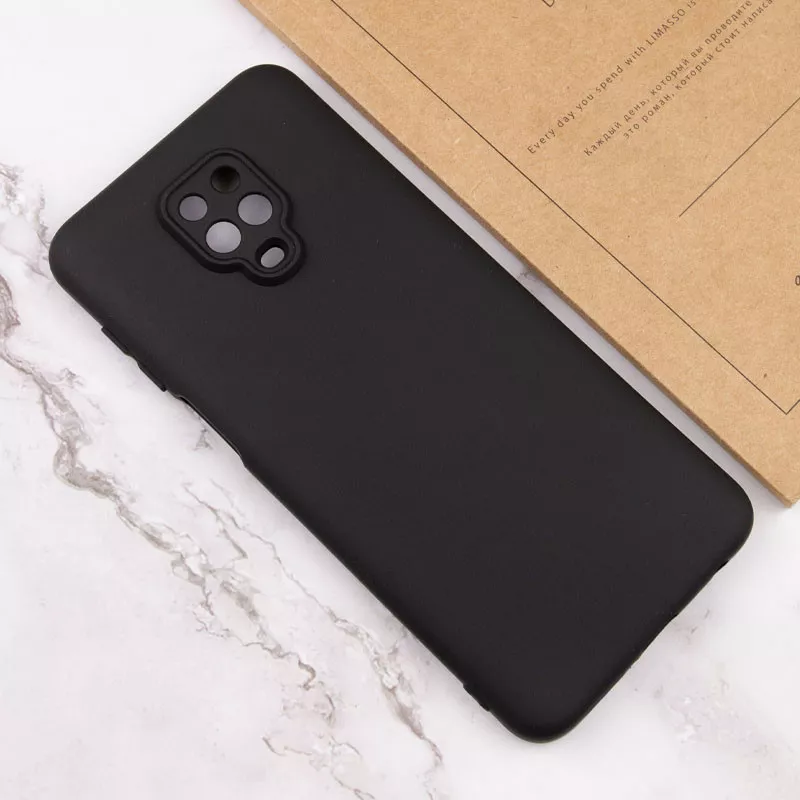 Чехол GETMAN Liquid Silk Full Camera для Xiaomi Redmi Note 9s, Note 9 Pro, Note 9 Pro Max  Black - фото 4