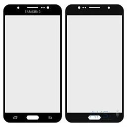 Корпусное стекло дисплея Samsung Galaxy J7 J710F, J710FN, J710H, J710M 2016 (с OCA пленкой) Black