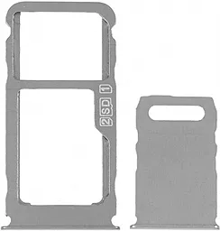Слот (лоток) SIM-карти Nokia 3.1 Plus Dual Sim комплект 2 шт White