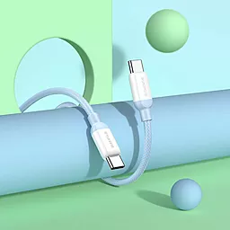 Кабель Borofone BX68 USB Type-C - Type-C 100w 5a 2м PD cable Blue - миниатюра 4 Кабель Borofone BX68 USB Type-C - Type-C 100w 5a 2м PD cable Blue - миниатюра 4