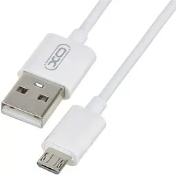 Кабель XO NB47 USB-A - micro USB 12w 2.4a 1м cable White - фото Кабель XO NB47 USB-A - micro USB 12w 2.4a 1м cable White