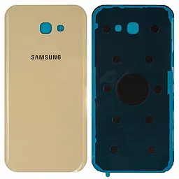 Задняя крышка корпуса Samsung Galaxy A7 2017 A720F Original Gold Sand - фото Задняя крышка корпуса Samsung Galaxy A7 2017 A720F Original Gold Sand
