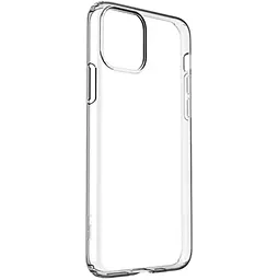 Чехол Silicone Case WS для Apple iPhone 11 Pro Transparent - фото Чехол Silicone Case WS для Apple iPhone 11 Pro Transparent