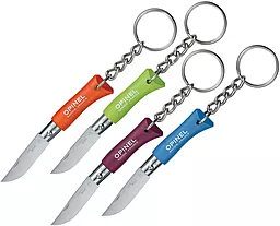 Нож Opinel Keychain №2 Inox (001428-p) Фиолетовый - миниатюра 3
