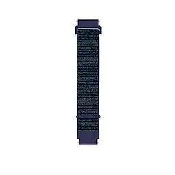 Ремінець Nylon Style BeCover для Samsung Galaxy Watch 42mm / Watch Active / Active 2 40/44mm / Watch 3 41mm / Gear S2 Classic / Gear Sport Blue-Green (705819)