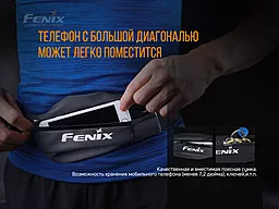 Поясна сумка Fenix AFB-10 Чёрная - миниатюра 4