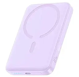 Повербанк Baseus EnerFill FM11 MagSafe Ultra-Mini Magnetic 10000mAh 22.5W Purple (P1008210E513-00) - фото Повербанк Baseus EnerFill FM11 MagSafe Ultra-Mini Magnetic 10000mAh 22.5W Purple (P1008210E513-00)