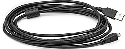 Кабель PowerPlant USB-A - micro USB 12w 2.4a 3м cable Black (CA911011) - фото Кабель PowerPlant USB-A - micro USB 12w 2.4a 3м cable Black (CA911011)