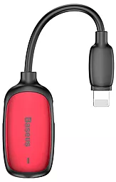 Аудио-переходник Baseus L51 Lightning - 3.5mm F +Lightning F 2A Red/Black (CALL51-91)