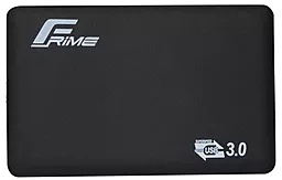 Карман для HDD Frime SATA 2.5" USB 3.0, Soft touch, Black (FHE30.25U30)