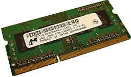 Оперативна пам'ять для ноутбука Micron SO-DIMM DDR3 2GB 1333 MHz (MT8JSF25664HZ-1G4D1)