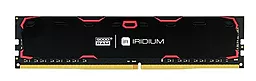 Оперативна пам'ять GooDRam DDR4 4GB 2800 MHz Iridium X Black (IR-X2800D464L16S/4G) - мініатюра 3