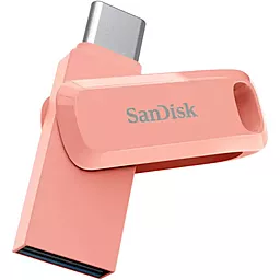 Флешка SanDisk 64 GB Ultra Dual Drive Go Type-C Peach (SDDDC3-064G-G46PC) - мініатюра 4