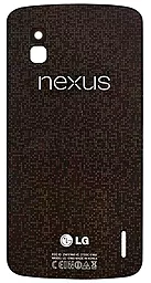 Задня кришка корпусу LG E960 Nexus 4 (стекло без рамки) Black