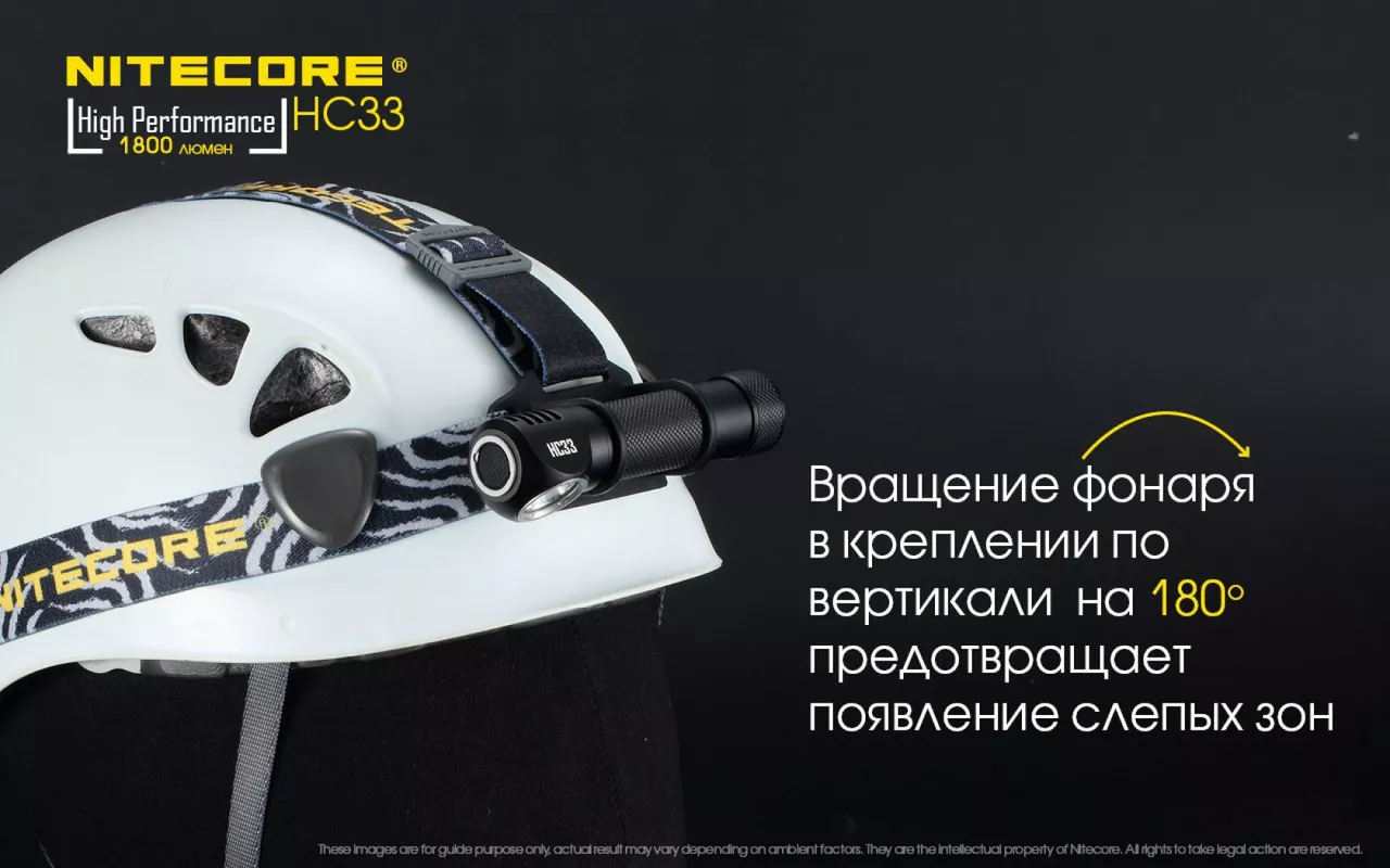 Ліхтарик Nitecore HC33 (Cree XHP35 HD) - фото 10