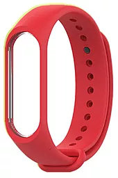Сменный ремешок для фитнес трекера Xiaomi Mi Band 3/Mi Smart Band 4 Red
